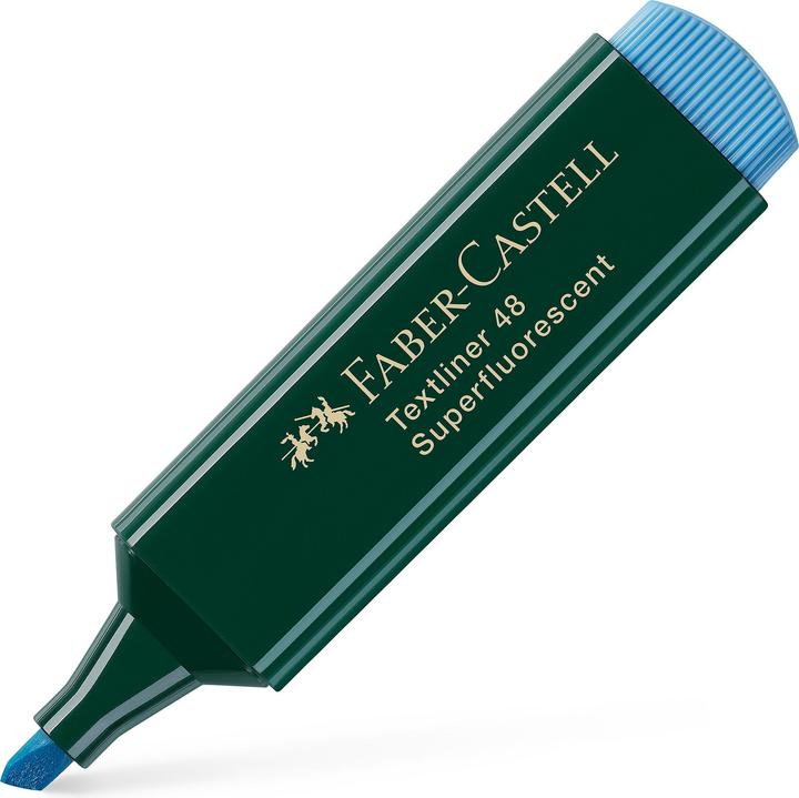 Actual product image Faber-Castell Highlighter Textliner 48 (Blue, 5 mm, 1 x)