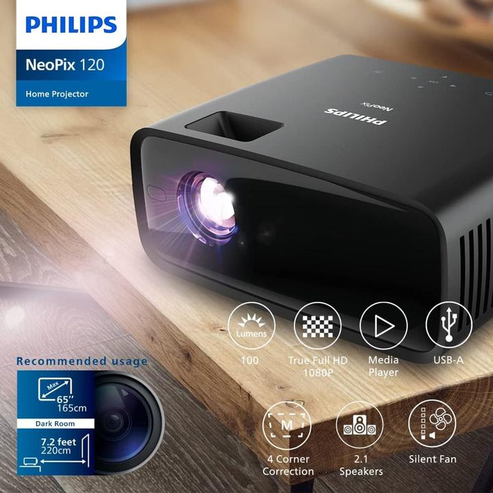 Actual product image Philips NeoPix 120 (HD, 100 lm, 1.47:1)