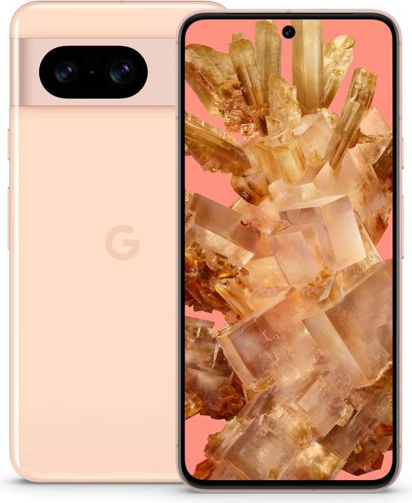 Google Pixel 8 (256 GB, Rose, 6.20", SIM + eSIM, 50 Mpx, 5G)