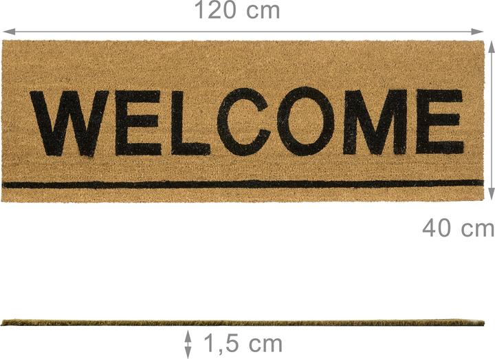 Image du produit Relaxdays Paillasson long (120 x 40 x 1.5 cm)