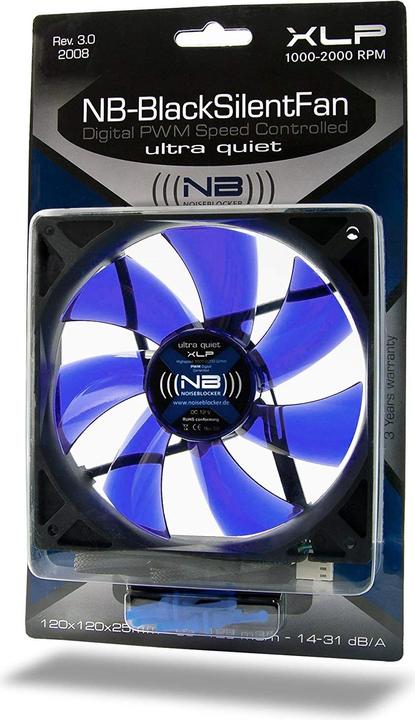 Actual product image Noiseblocker NB-BlacksilentFan XC1 (80 mm, 1 x)