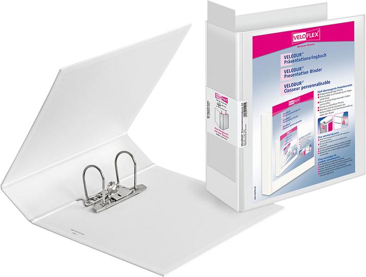 Produktbild Veloflex Präsentationsordner VELODUR, DIN A4, 60mm oder 80mm Rückenbreite, Karton PP (A4, 80 mm, 1 Stück)