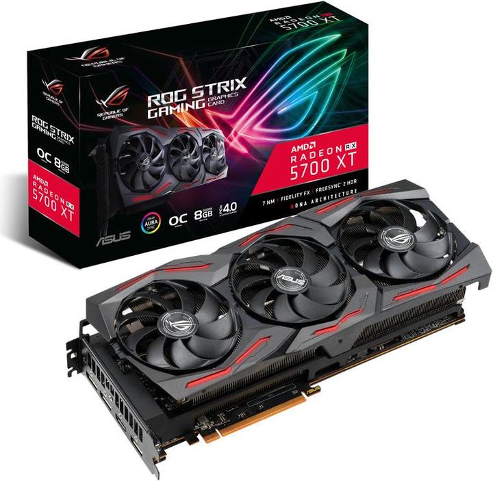 Actual product image ASUS Radeon RX 5700 XT ROG Strix O8G Gaming (8 GB)