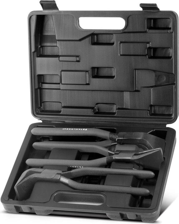 Immagine prodotto Stahlwerk Set di pinze pieghevoli 0° 45° 90° Pinze pieghevoli per lamiera Pinze per piegare 60 mm