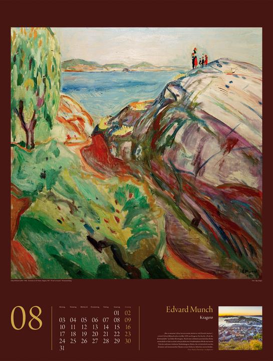 Immagine prodotto KunstGeschichten - Meisterwerke und die Orte ihrer Inspiration Kalender 2026 (Copertina rigida, Tedesco)
