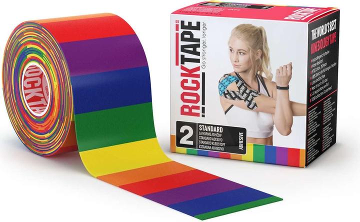 Immagine prodotto Rock Tape Standard RockTape (5cm x 5m) Arcobaleno (5 m)