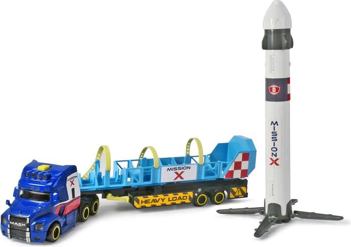 Actual product image Dickie Truck with rocket launch