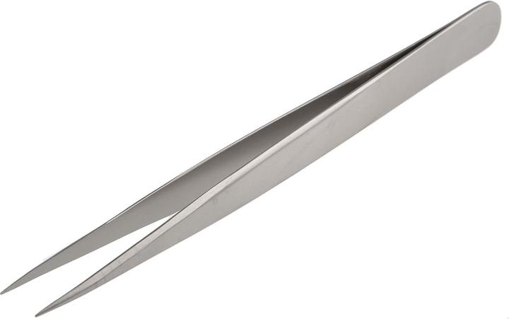 Image du produit Bahco Pincette en acier inoxydable protégée ESD Résistante aux acides, pointe fine, 120 mm