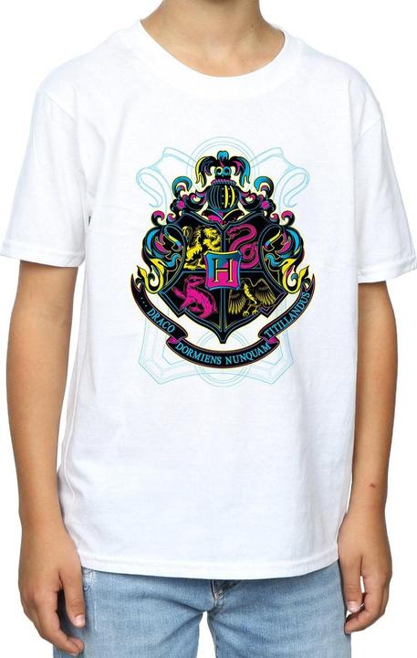 Produktbild Neon Hogwarts Crest TShirt Jungen (152, 158)
