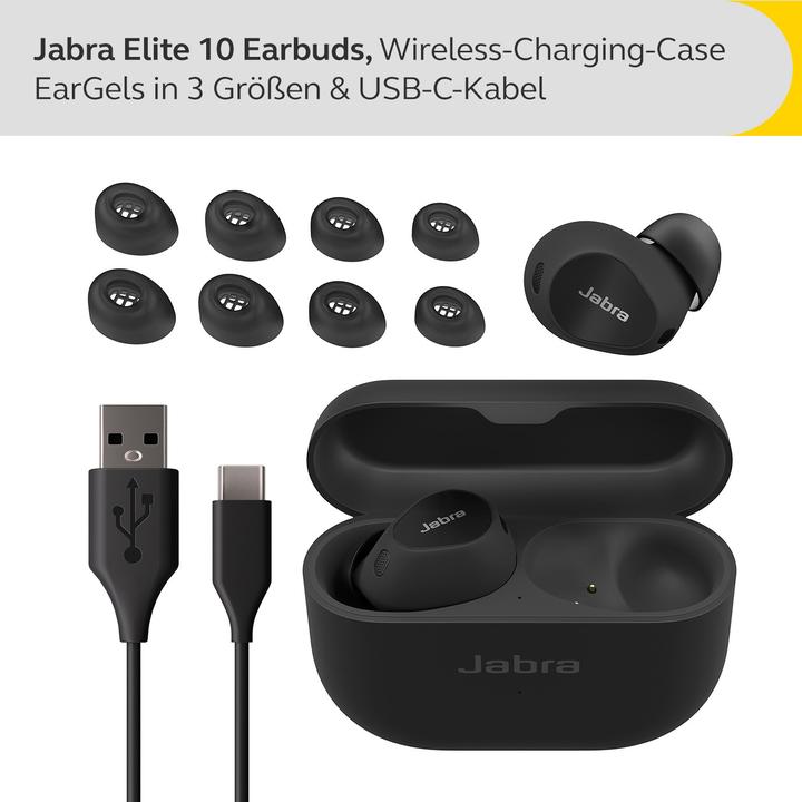 Actual product image Jabra Elite 10 (ANC, 6 h, Wireless)
