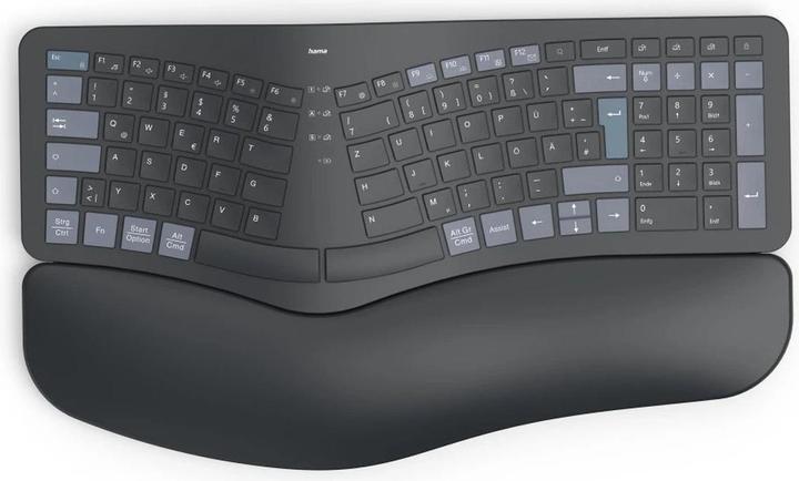 Immagine prodotto Hama WK-900 Tastiera Bluetooth® tedesca, QWERTZ Nero Tasti multimediali (DE, Senza fili)