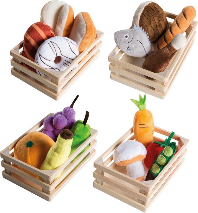 Produktbild Roba 4 Körbchen mit Zubehör für Kaufladen und Kinderküche