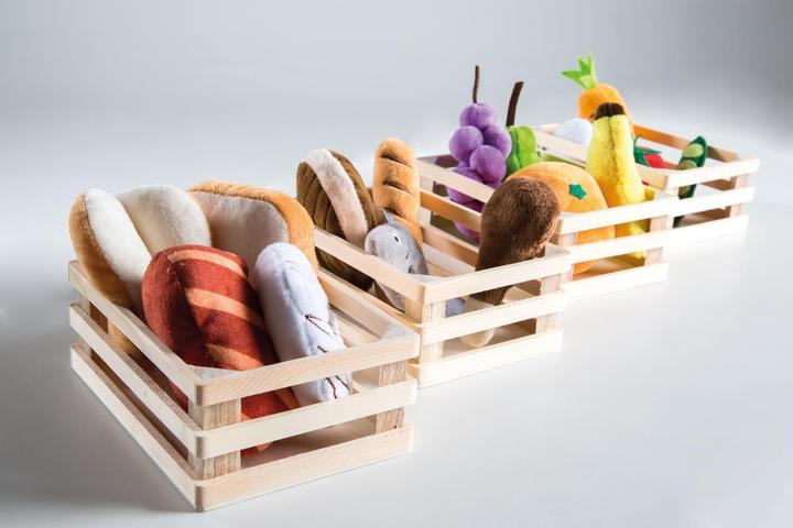 Produktbild Roba 4 Körbchen mit Zubehör für Kaufladen und Kinderküche