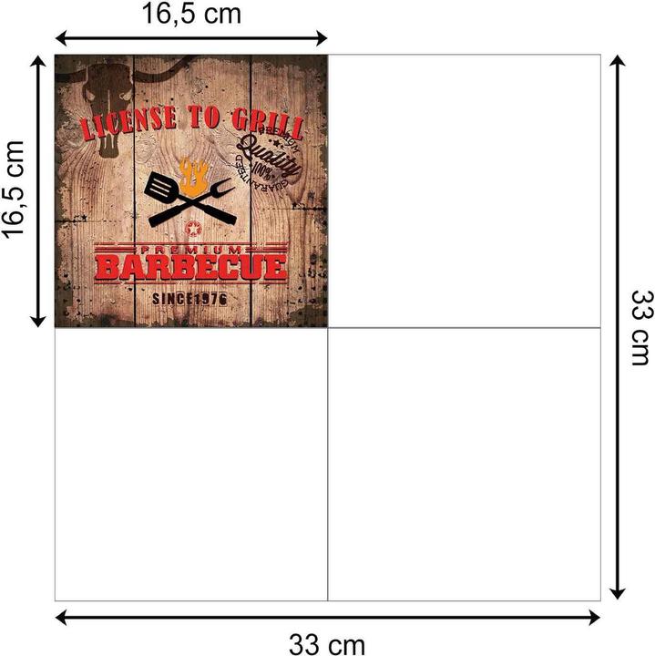 Image du produit ppd License to Grill (1 x, 33 x 33 cm)