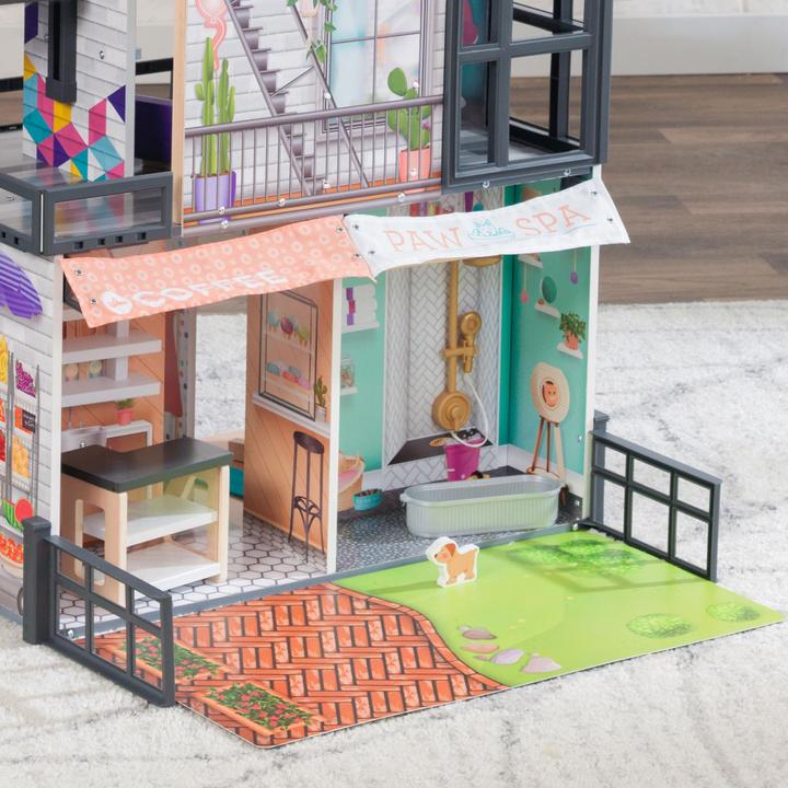 Produktbild KidKraft Puppenhaus Bianca City Life