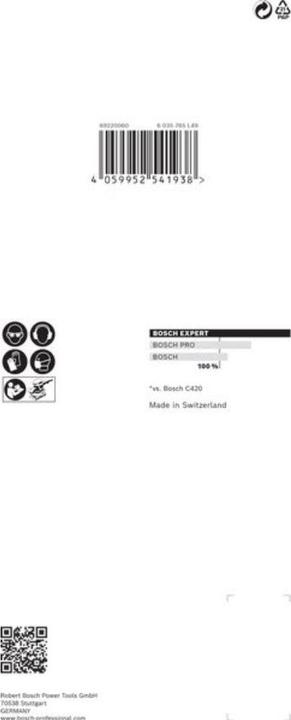 Actual product image Bosch Professional Zubehör EXPERT C470 Sandpaper with 8 holes for orbital sander, 93 x 186 mm, G 80, 10 pcs. (80)