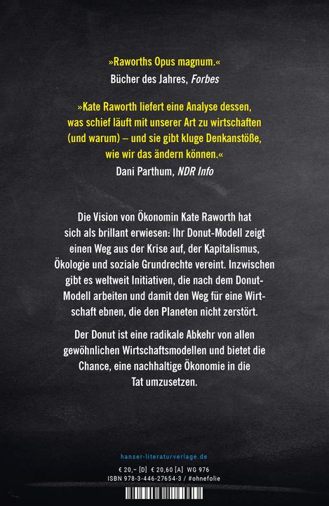 Immagine prodotto Die Donut-Ökonomie (Studienausgabe) (Tedesco, Hans Freundl, Sigrid Schmid, Kate Raworth, 2023)