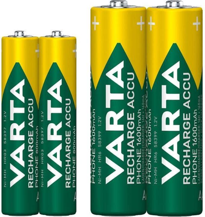 Actual product image Varta Recharge Accu Phone (2 pcs., AAA, 800 mAh)