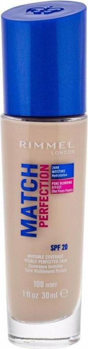 Produktbild Rimmel London Match Perfection SPF20 (100 Ivory)
