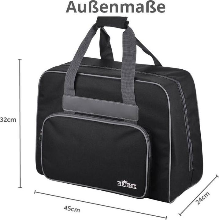 Produktbild Phönix Nähmaschinentasche schwarz