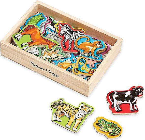 Immagine prodotto Melissa & Doug 20 magneti in legno per animali (20 x)