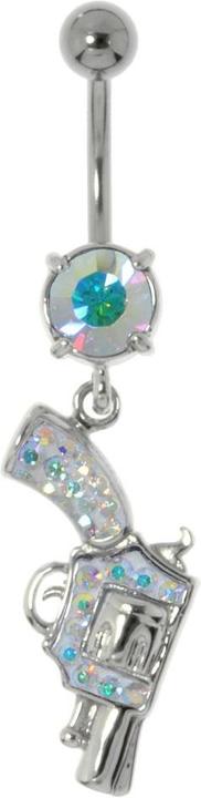 Immagine prodotto Bijouteria Piercing ventre (Acciaio chirurgico 316L, Ottone rodiato in ottone rodiato, Vetro (di orologio))