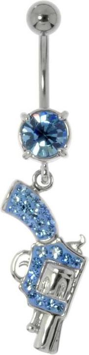 Immagine prodotto Bijouteria Piercing ventre (Acciaio chirurgico 316L, Ottone rodiato in ottone rodiato, Vetro (di orologio))