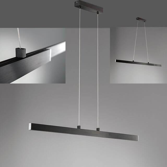 Image du produit Fischer & Honsel Suspension LED métal/acrylique 3 niveaux dimmable 24W 3500 lm 3000 K blanc chaud HxL (3500 lm)