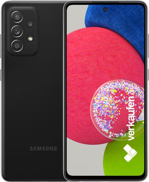 Produktbild verkaufen.ch Galaxy A52s 5G (128 GB, Awesome Black, 6.50", 64 Mpx, Hybrid Dual SIM, B / Sehr gut)
