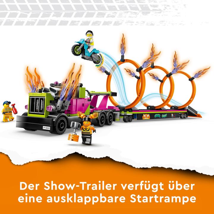 Immagine prodotto LEGO Sfida del camion acrobatico con pneumatici infuocati (60357, LEGO City)