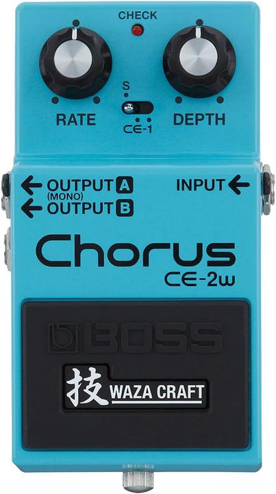Actual product image BOSS CE-2W Waza Craft Chorus Pedal with Cable