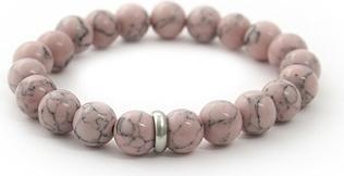 Produktbild Beneto Bead bracelet made of pink howlite MINK38 / 17
