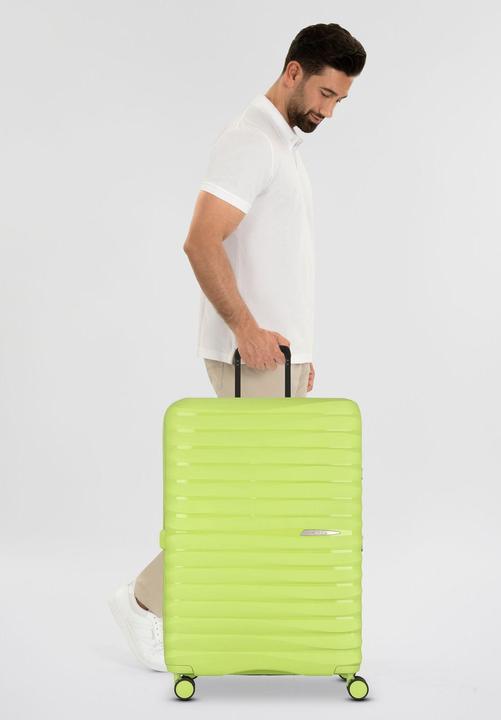 Immagine prodotto Jump Carrello Xwave a 4 ruote da 76 cm con piega ad espansione (105 l, XL (da 115l))