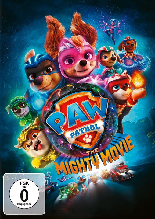 Actual product image Paw Patrol - The Mighty cinema film (DVD, 2023, English, German, Spanish)