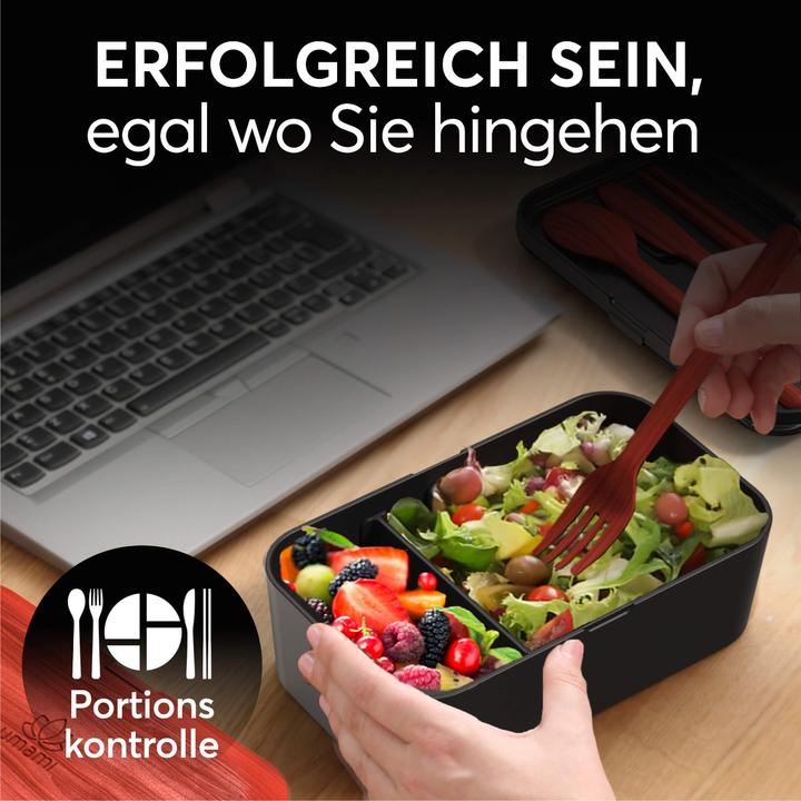 Actual product image Umami Bento Box Nestable L Rosewood Black