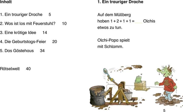 Produktbild Wort + Zahl Olchis Drachenfest (Deutsch, Erhard Dietl, 2023)