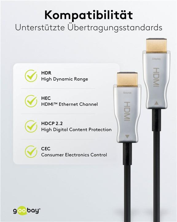 Productafbeelding Goobay HDMI (Type A) - HDMI (Type A) (10 m, HDMI)