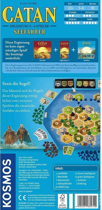 Produktbild Kosmos Catan - Seefahrer (Deutsch)