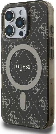 Produktbild Guess GUHMP16LH4DTEW iPhone 16 Pro 6.3" brązowy/brown hardcase IML 4G Background MagSafe (Apple iPhone 16 Pro)