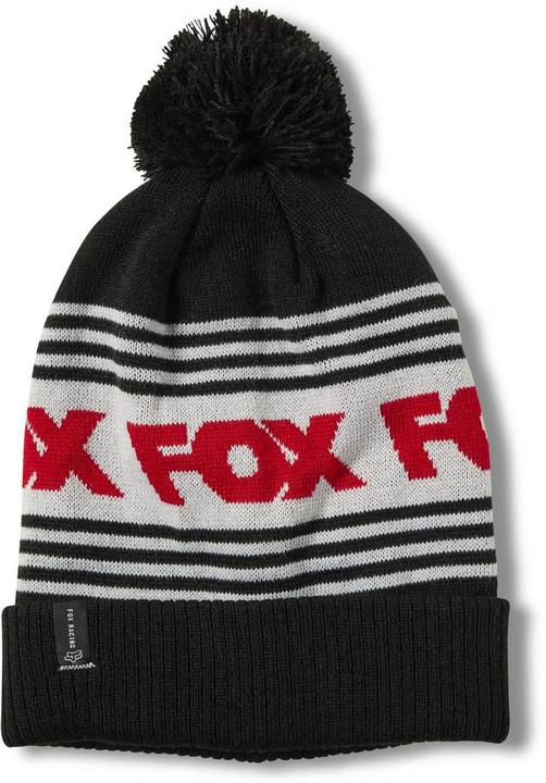 Fox Beanie 22 Frontline Blk/Rd Os (One Size)