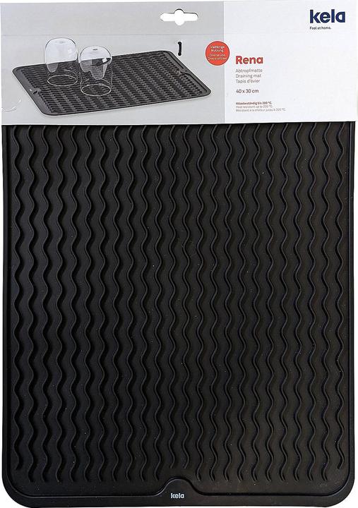 Produktbild Kela Abtropfmatte Rena schwarz