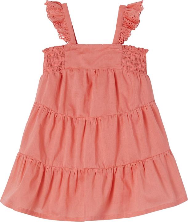 Actual product image Vertbaudet Girls' baby dress with tiered flounces (62)