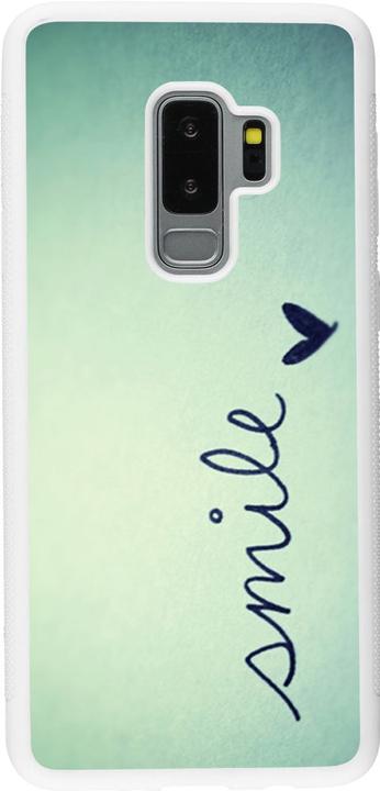 Actual product image PhoneLook Cover Silicone white Smile (Samsung Galaxy S9+)