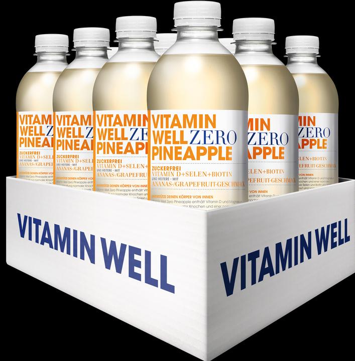 Actual product image Vitamin Well Zero Pineapple (Pineapple-grapefruit, 12 x)