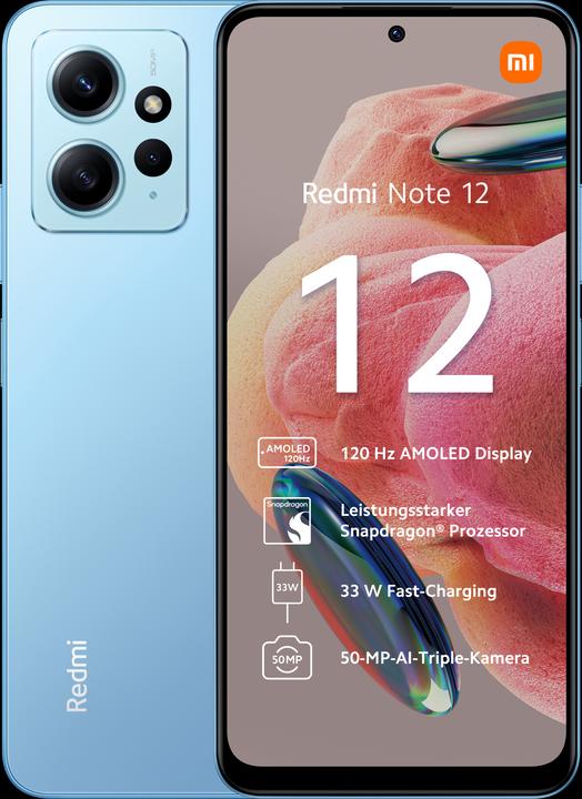 Xiaomi Redmi Note 12 (128 GB, IJsblauw, 6.67", Dubbele SIM, 50 Mpx, 4G)