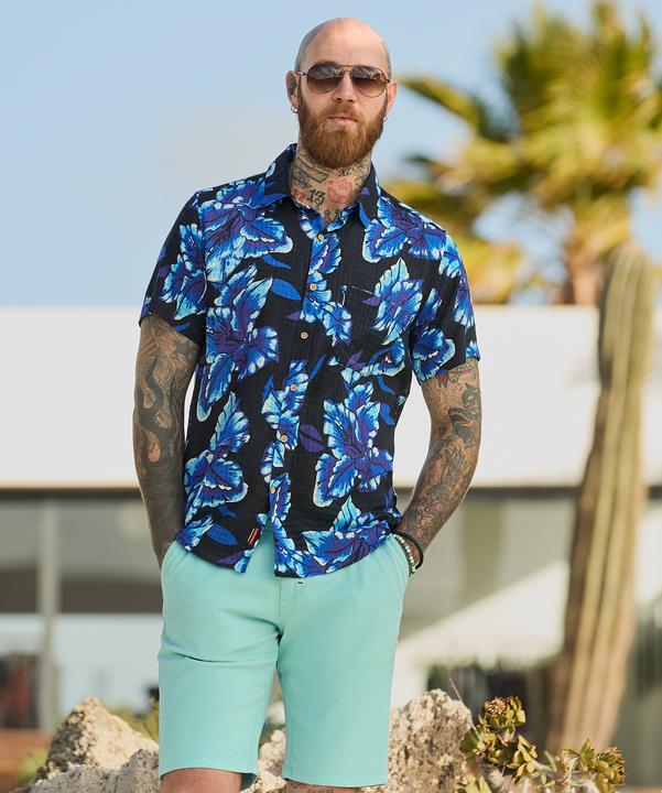 Produktbild Joe Browns Lightweight Textured Floral Short Sleeve Shirt (L)