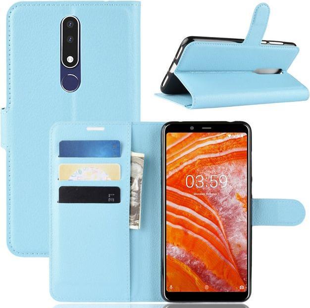 Produktbild MU Classic Litchi Leder Bookcover Series (Nokia 3.1 Plus)