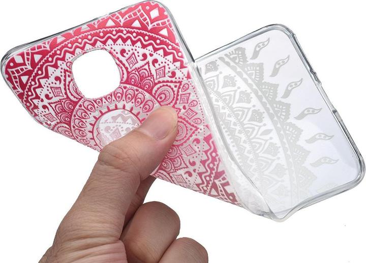 Produktbild König Design LeEco Le 2 Hülle Case Handy Cover Schutz Tasche Schutzhülle Henna Bumper Pink (LeEco Le 2)