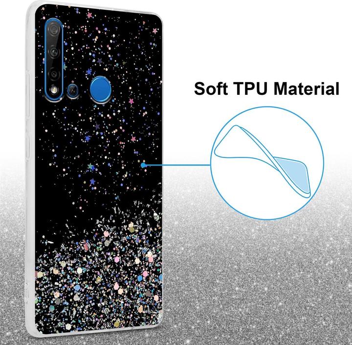 Produktbild Cadorabo TPU Cover funkelnder Glitter (Huawei Nova 5i, Huawei P20 Lite (2019))