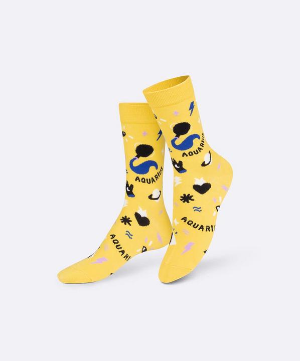 Image du produit Eat My Socks Chaussettes de signe astrologique Verseau (Taille unique)